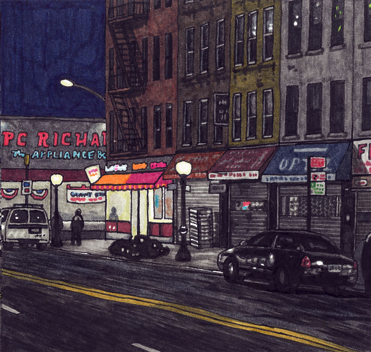 Ariel Cotton Drawing New York Brooklyn Departure Comics Art