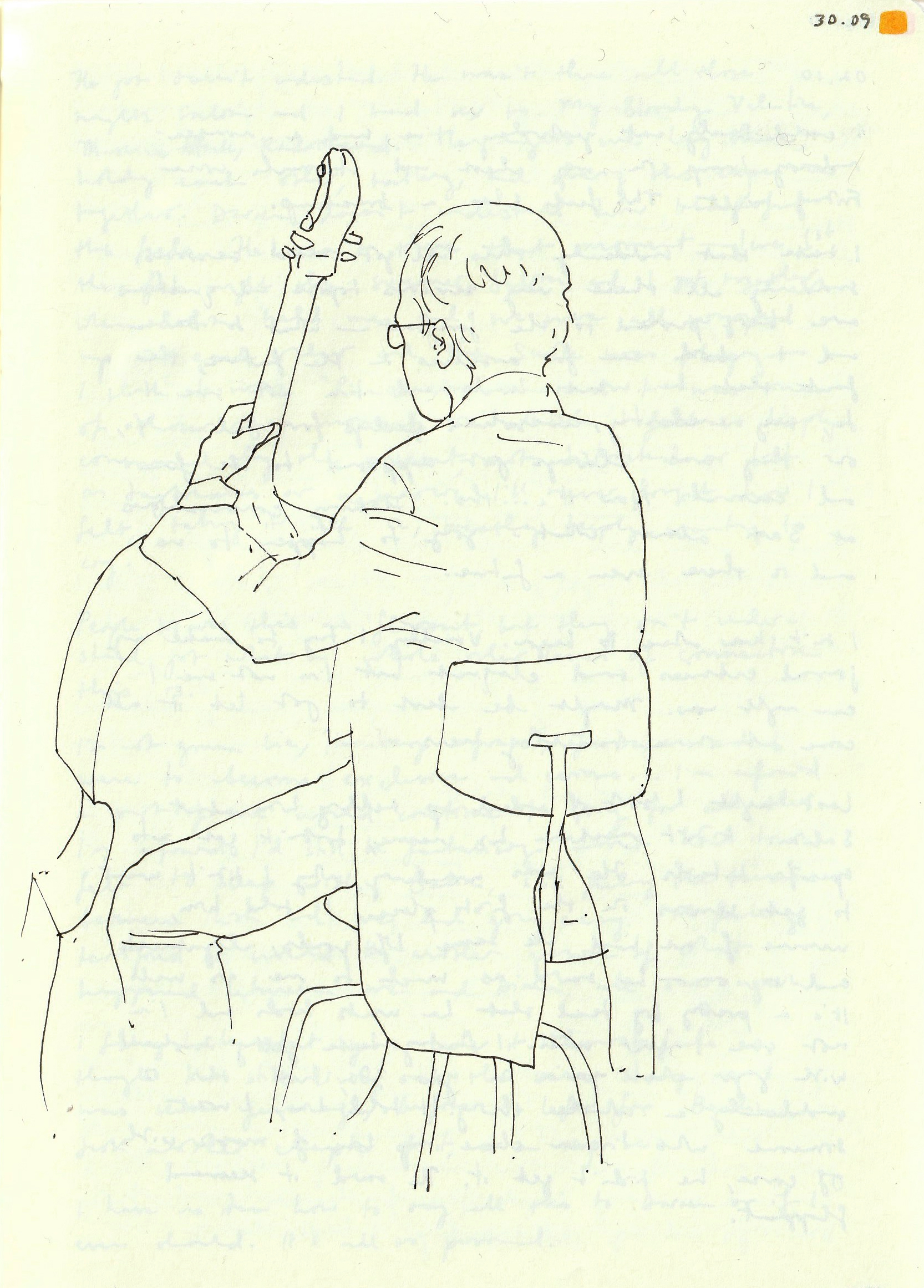 Ariel Cotton drawing sketchbook