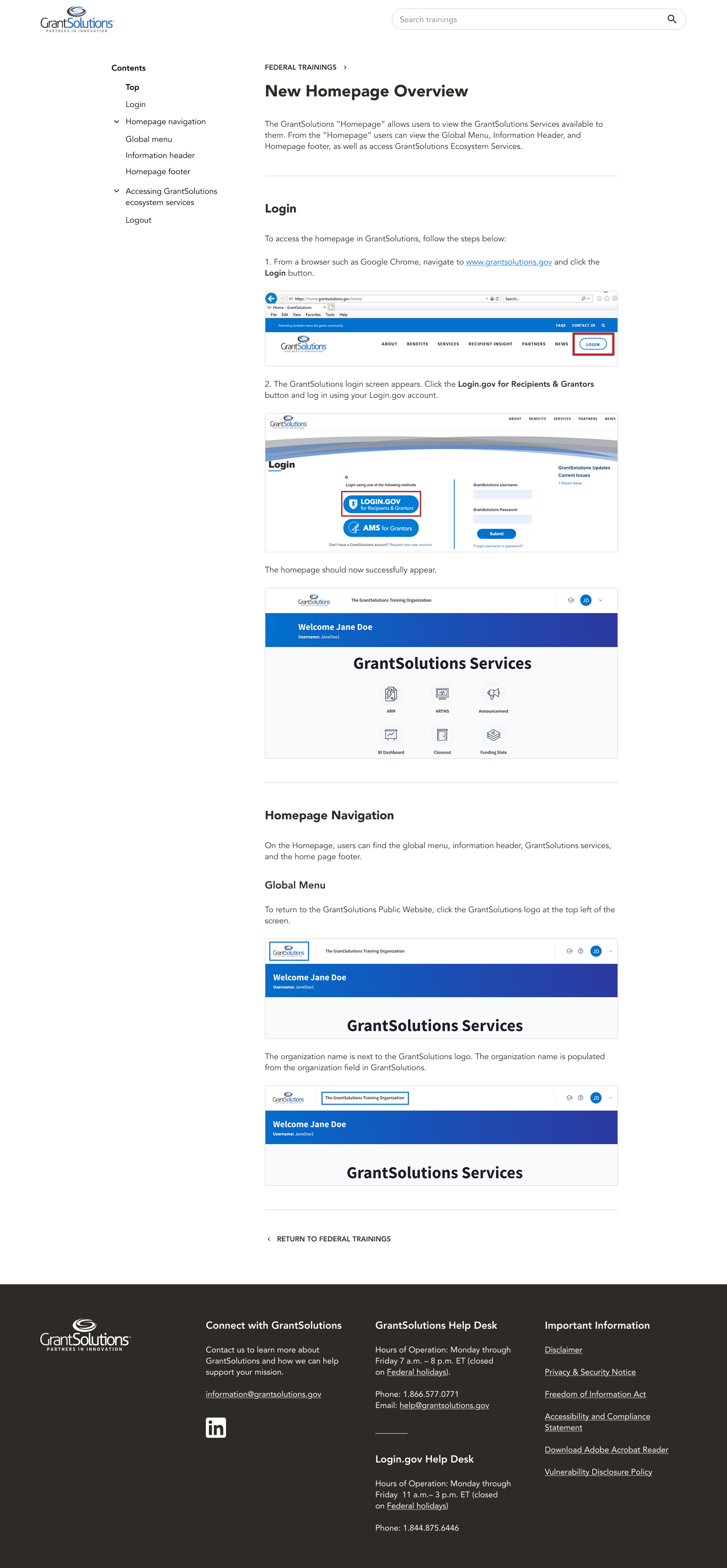 Ariel Cotton UI UX Design Department of Health and Human Services GrantSolutions grants management