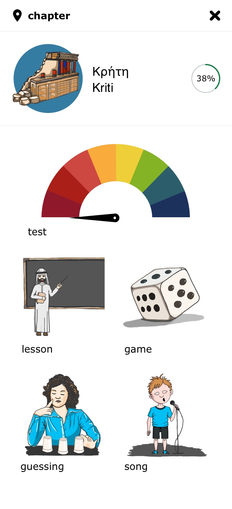 Ariel Cotton UI UX Design UNICEF language school app learning