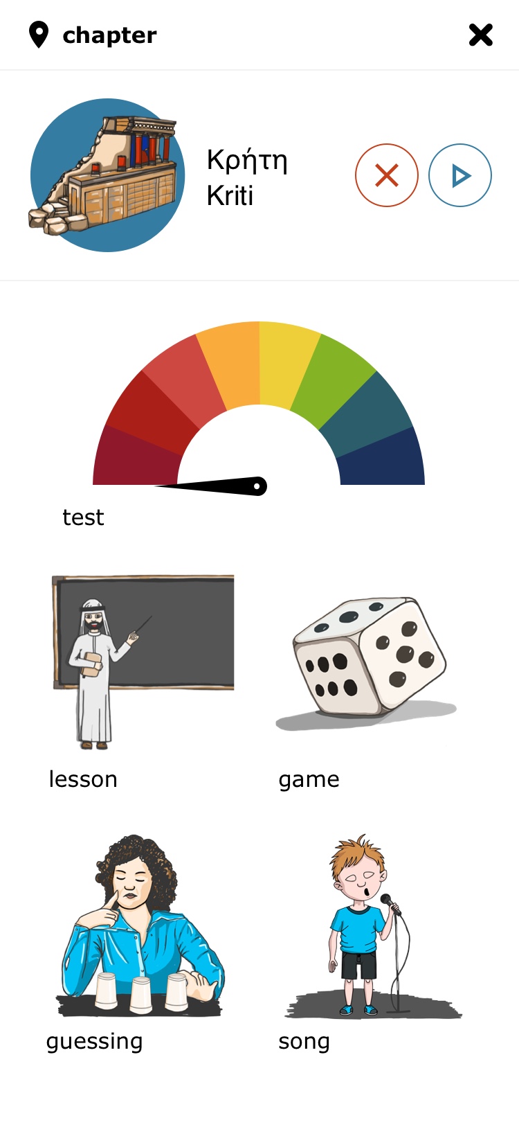 Ariel Cotton UI UX Design UNICEF language school app learning